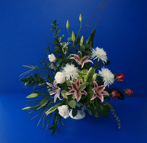 Rose et blanc